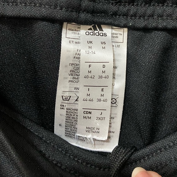 Black and White Adidas Joggers - Picture 4 of 4